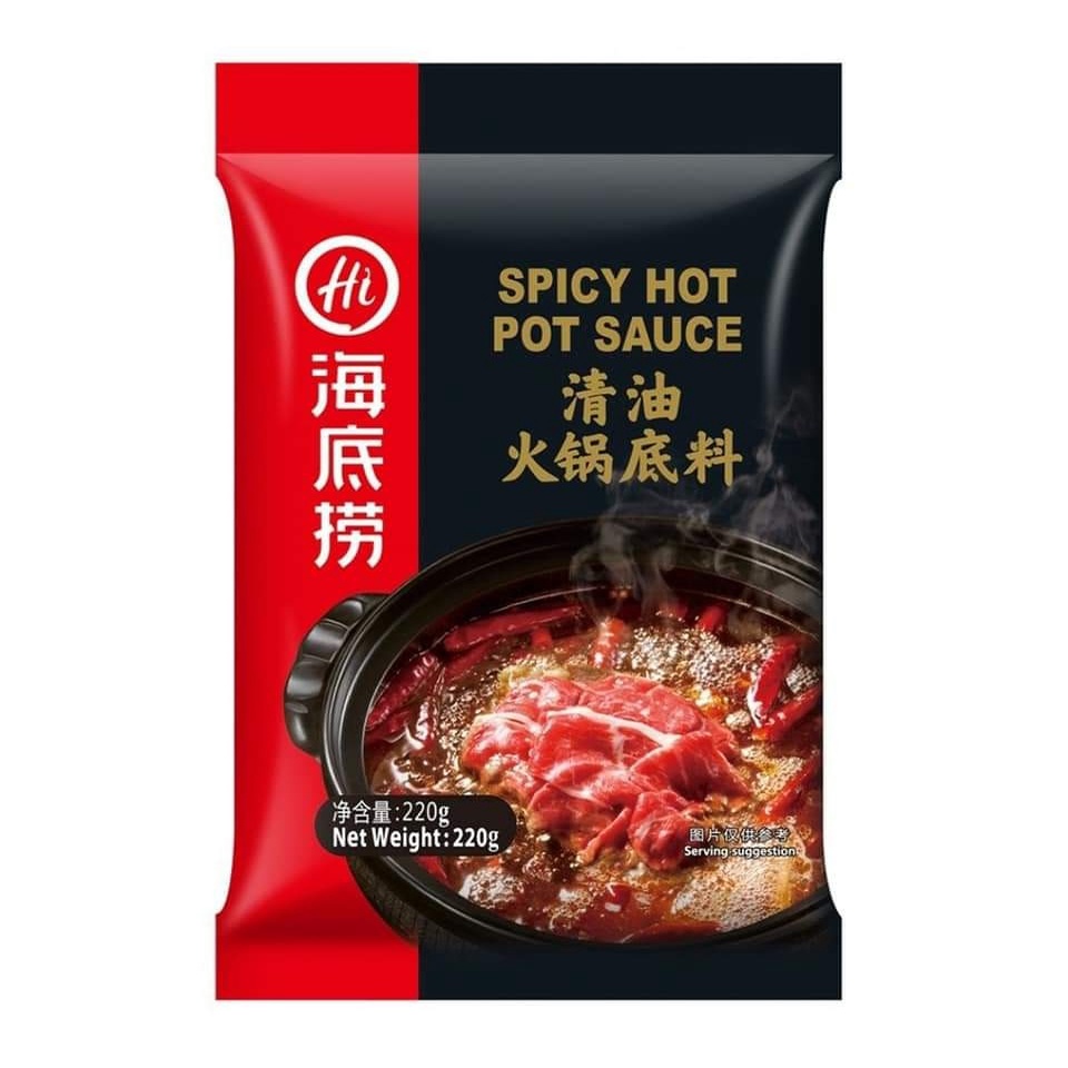 Gói vị lẩu Haidilao - hàng Sing