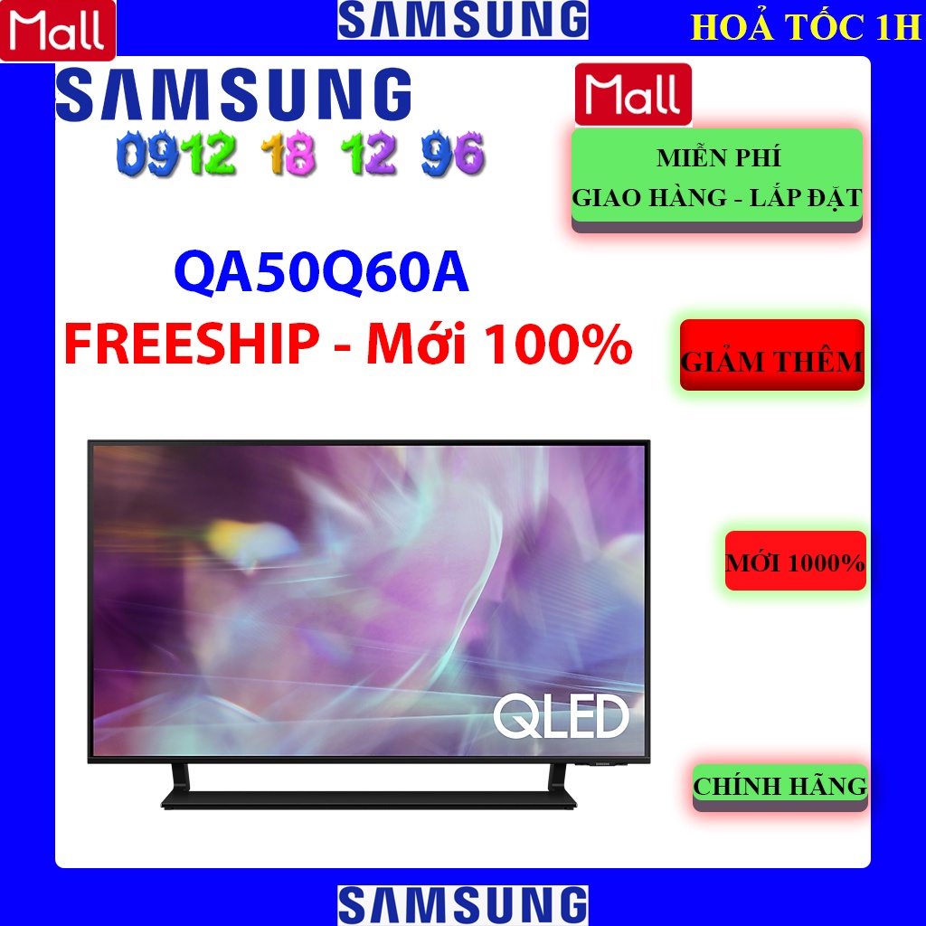 FREESHIP _ Smart Tivi QLED Samsung QA50Q60A 4K 50 inch | 50Q60A | 50Q60AA