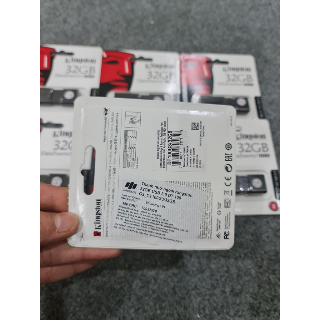 USB Kingston DT100G3 128G 64G 32G Kingston DataTraveler DT100G3 Chính hãng, Bảo hành 5 năm. | BigBuy360 - bigbuy360.vn
