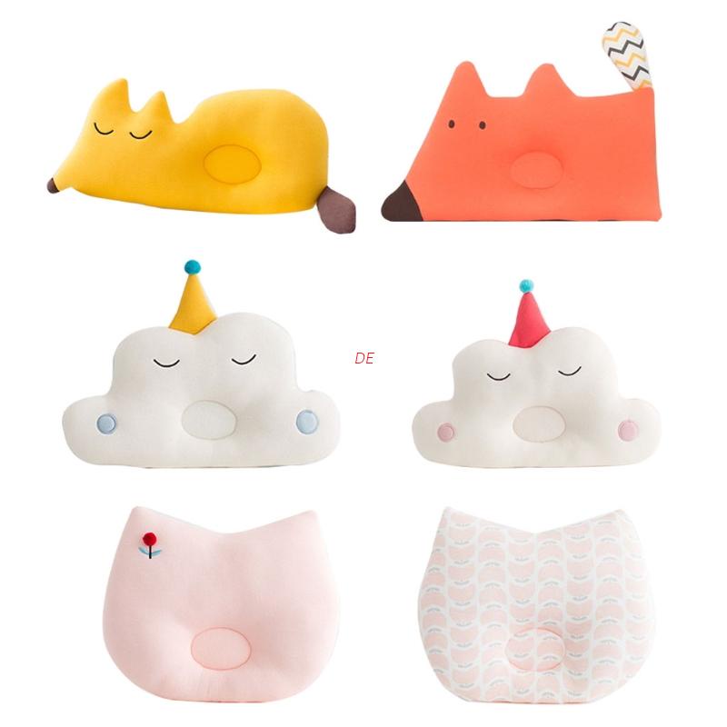 Gối định hình đầu phẳng thoải mái đáng yêu hỗ trợ bé sơ sinh khi ngủ
