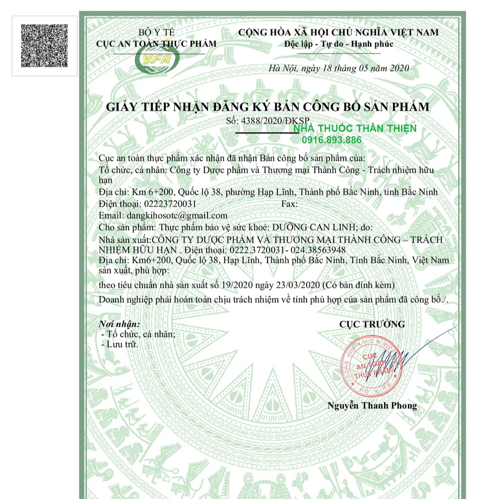 Dưỡng Can Linh – Hỗ trợ giải độc gan, tăng cường chức năng gan, giảm triệu chứng dị ứng (Lọ 40 viên)