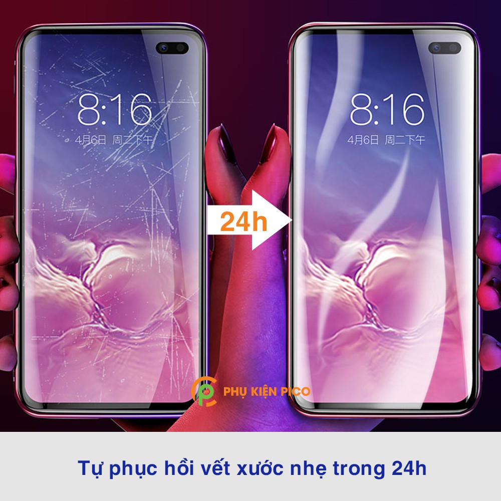 Dán màn hình Samsung S10 Plus full màn trong suốt chính hãng Moxiao Xing - Dán dẻo Samsung Galaxy S10 Plus