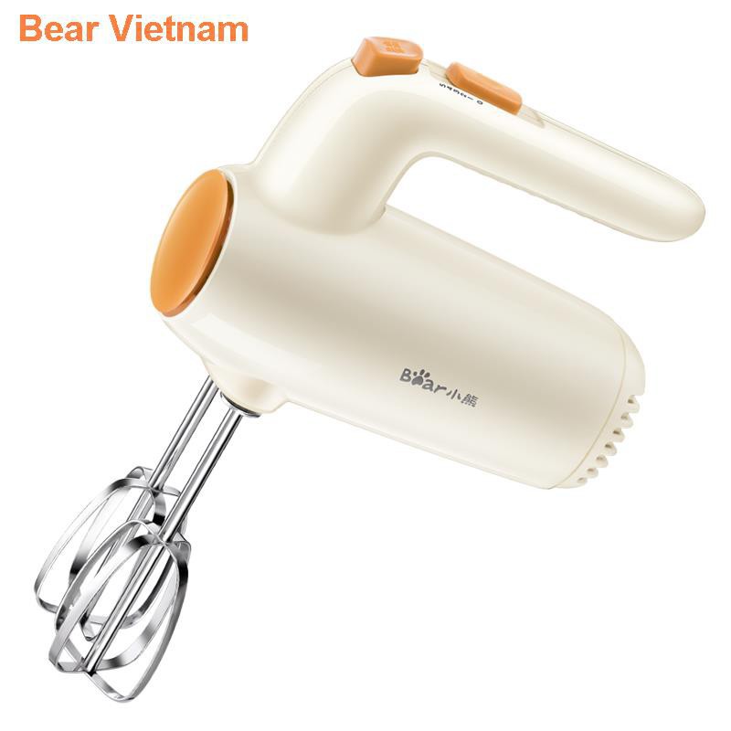 ♀๑◕Bộ dụng cụ làm bánh gia đình Bear Electric Whisk Máy đánh kem tự động loại nhỏ trộn cầm tay