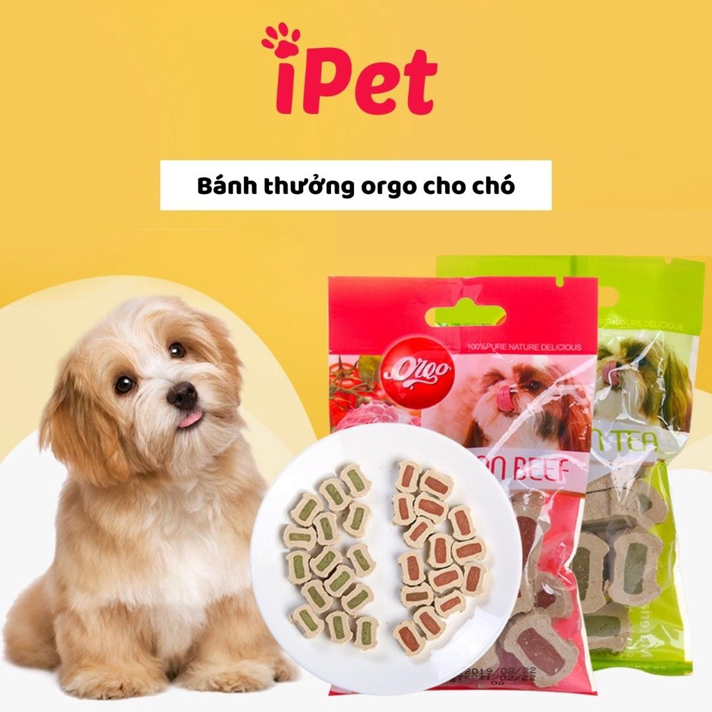 Bánh Thưởng Orgo Cho Chó - iPet Shop