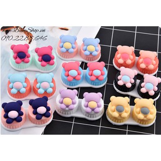 Khay đựng lens gấu baby đơn