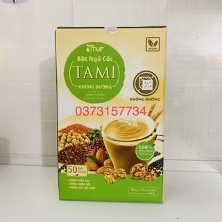 Combo 2 hộp bột ngũ cốc tami không đường hộp 50 gói