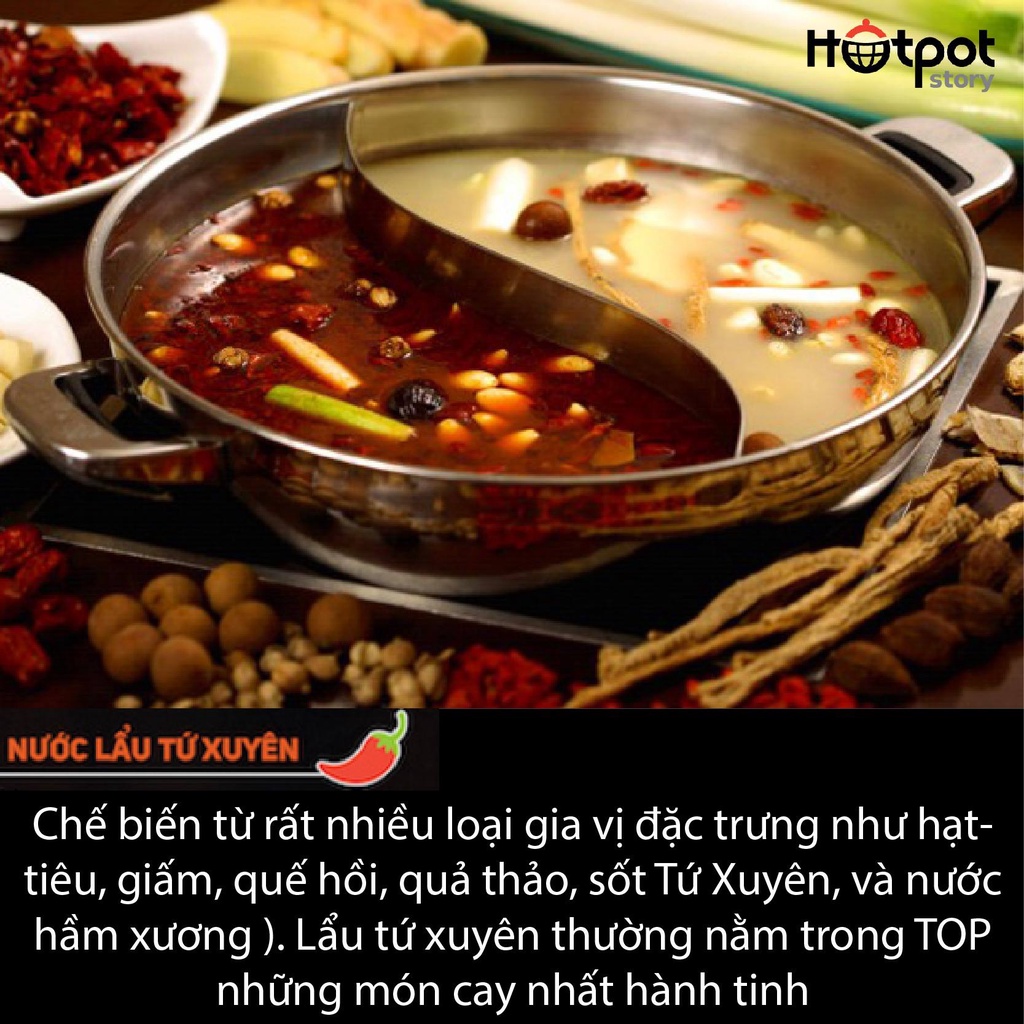 Nước lẩu cay tê Tứ Xuyên thương hiệu Haidilao gói 150g