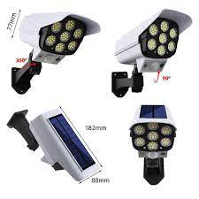Đèn Giả Cam Gắn Tường-Đèn Năng Lượng Mặt Trời -Giả Cam Chống Trộm