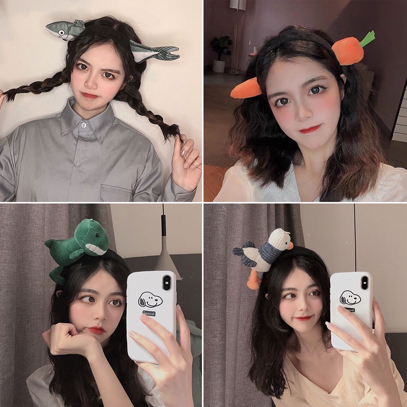 Băng Đô Nhung Lông Rửa Mặt Dễ Thương Xinh Xắn Dành Cho Bé Gái