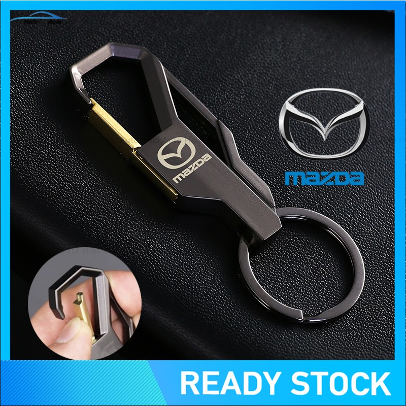 Móc khóa họa tiết logo xe hơi làm bằng kim loại