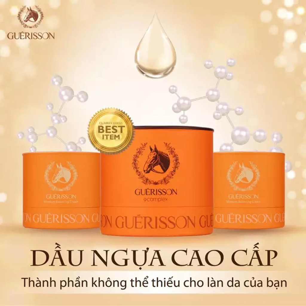 Kem Dưỡng Giảm Nếp Nhăn, Mờ Thâm Guerisson 9 Complex Lifting Horse Oil Cream 70g