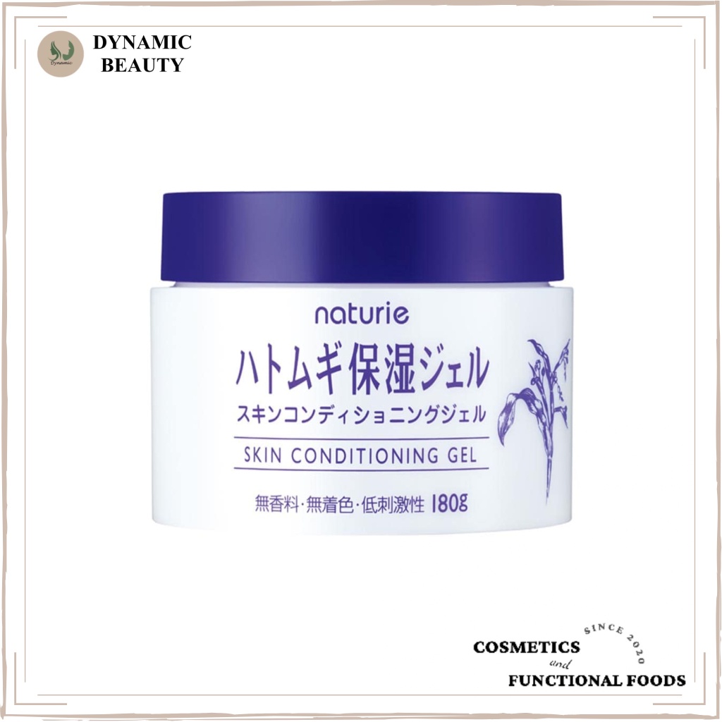 Gel dưỡng da Naturie hatomugi skin conditioning chiết xuất từ hạt cây ý dĩ 180g của Nhật Bản