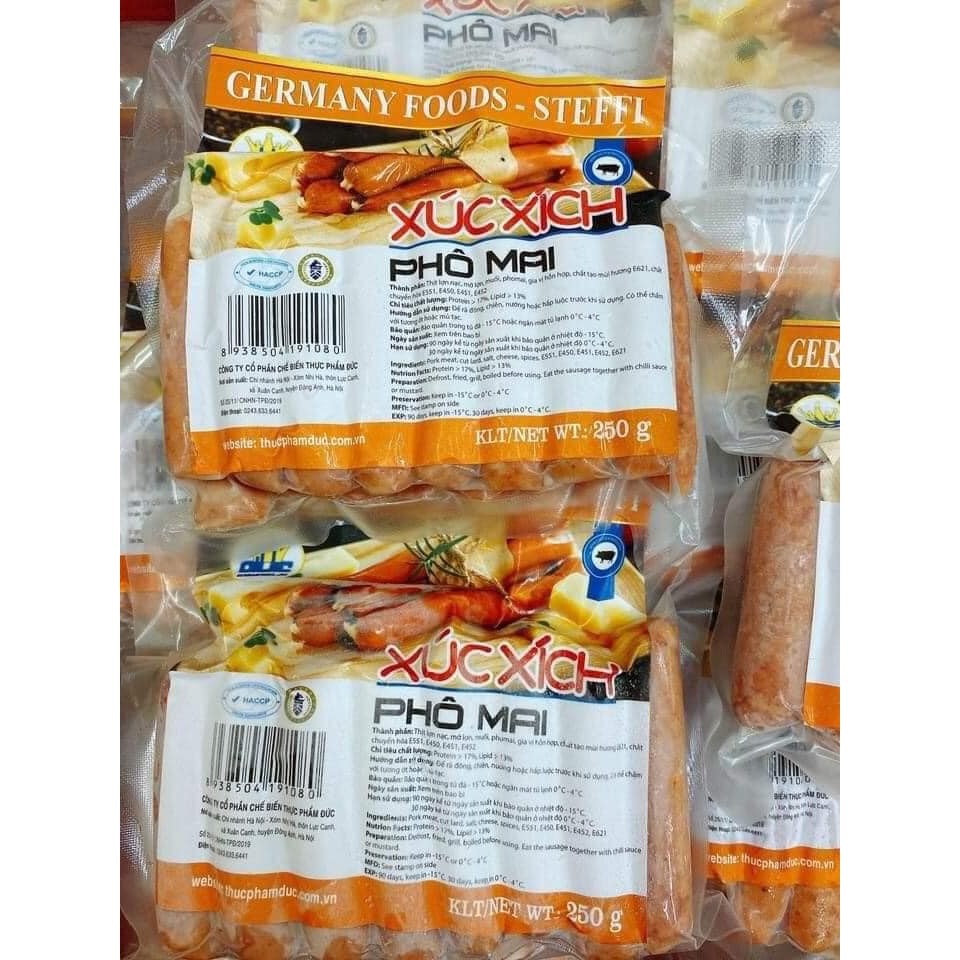 xúc xích siêu ngon túi 250gr