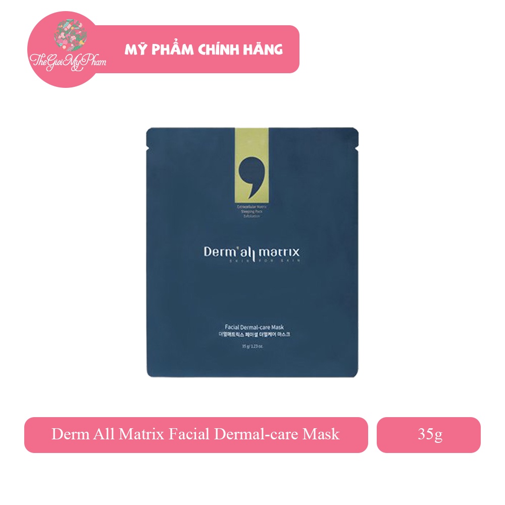 Mặt Nạ Derm All Matrix Facial Dermal-care Mask 35g Mẫu Mới