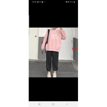 Sét Bộ thu đông nam nữ SWeater HUG Ulzzang tay bồngÁo thun dài tayĐồ mặc nhà Unisex giữ nhiệt ấm áp