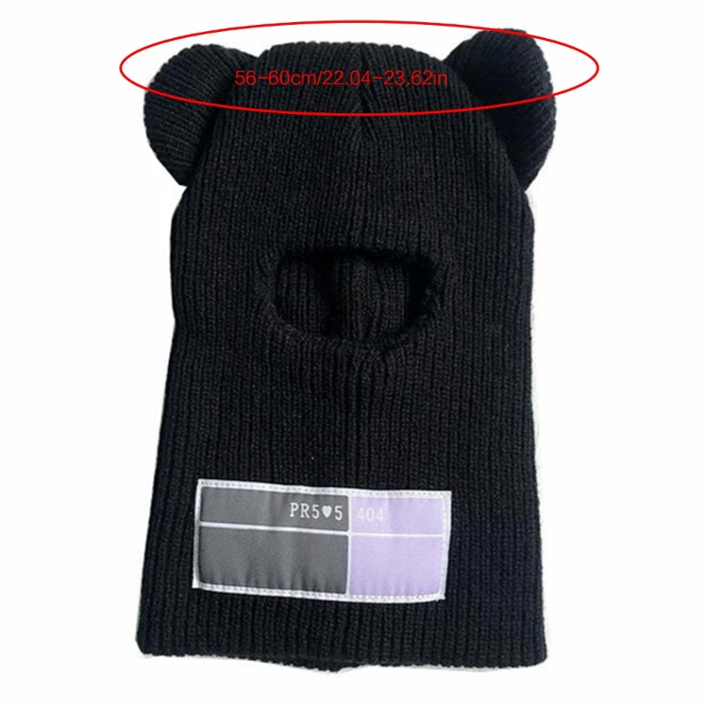Mũ Len Beanie Mềm Mại Đính Tai Thỏ Dễ Thương Cho Nam Và Nữ