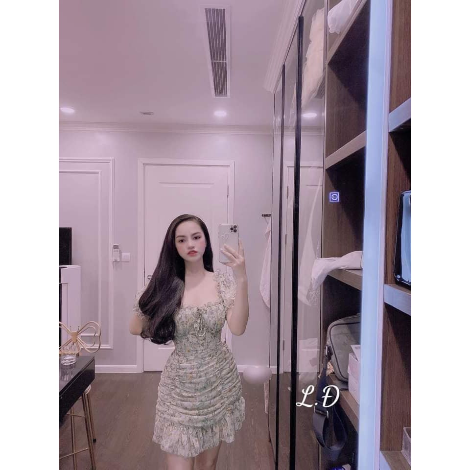 Váy hoa nhún đuôi cá đẹp xỉu lun nè | BigBuy360 - bigbuy360.vn