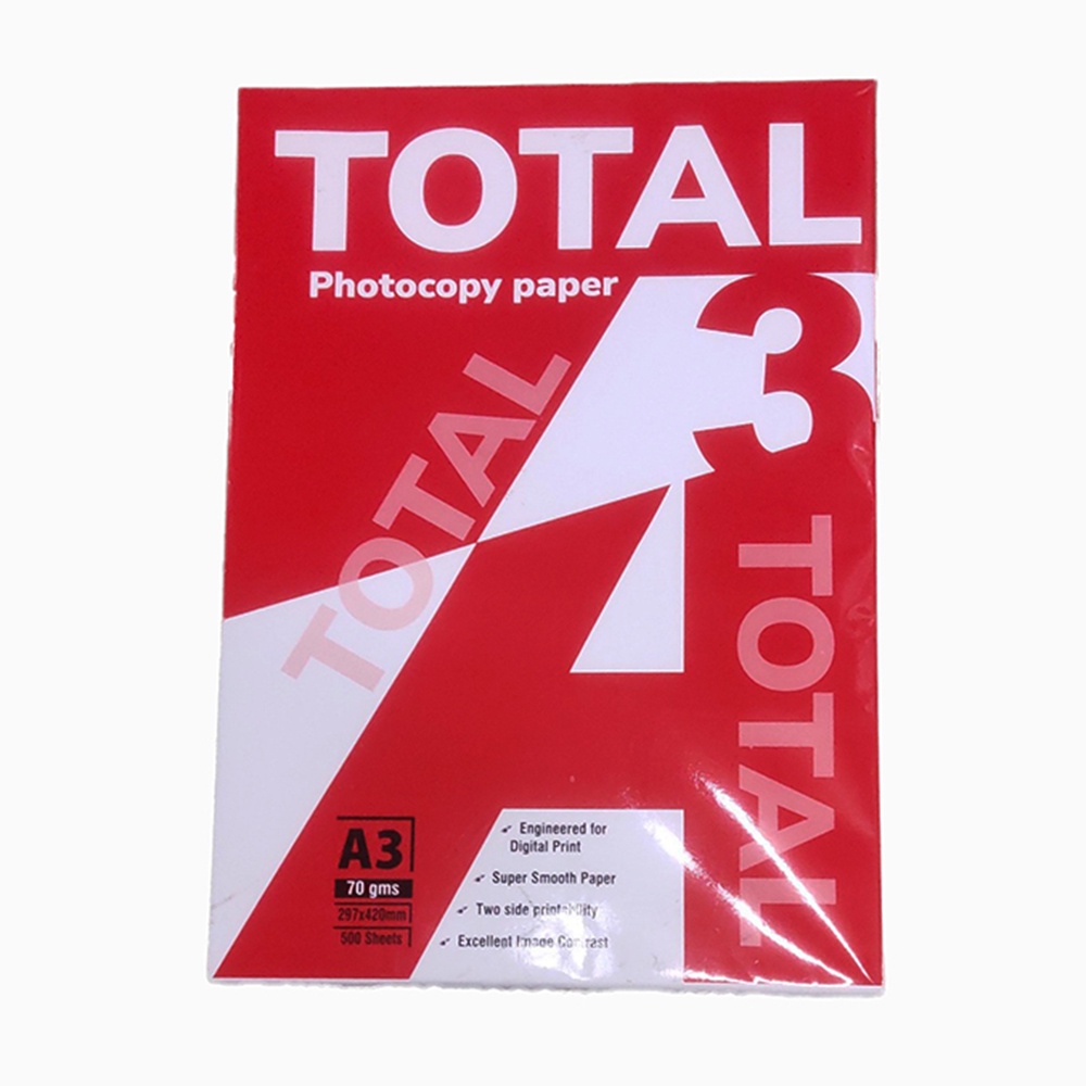 Giấy A3 TOTAL định lượng 70gsm
