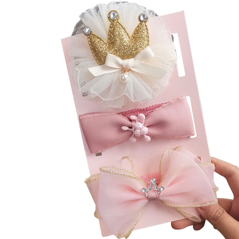 Set 3 Băng Đô Nơ Xinh Xắn Dành Cho Bé Gái