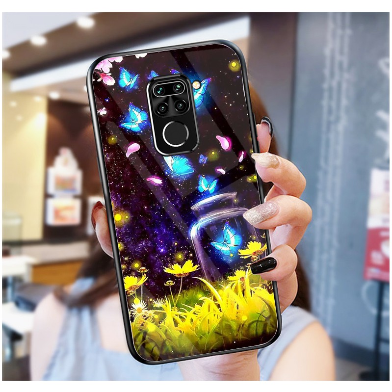Ốp Lưng XIAOMI REDMI NOTE 9, NOTE 9S , NOTE 9 PRO mặt kính cường lực cao cấp