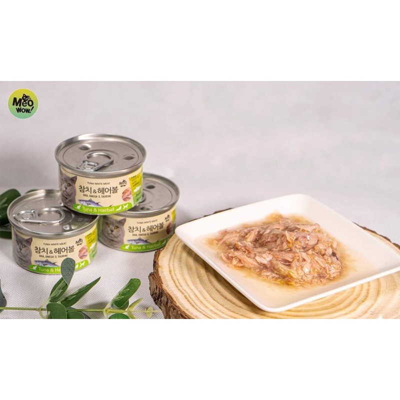 [BÁN SỈ] Pate cho mèo - Meowow  lon 80g - Hàng Thái Lan - giao vị ngẫu nhiên