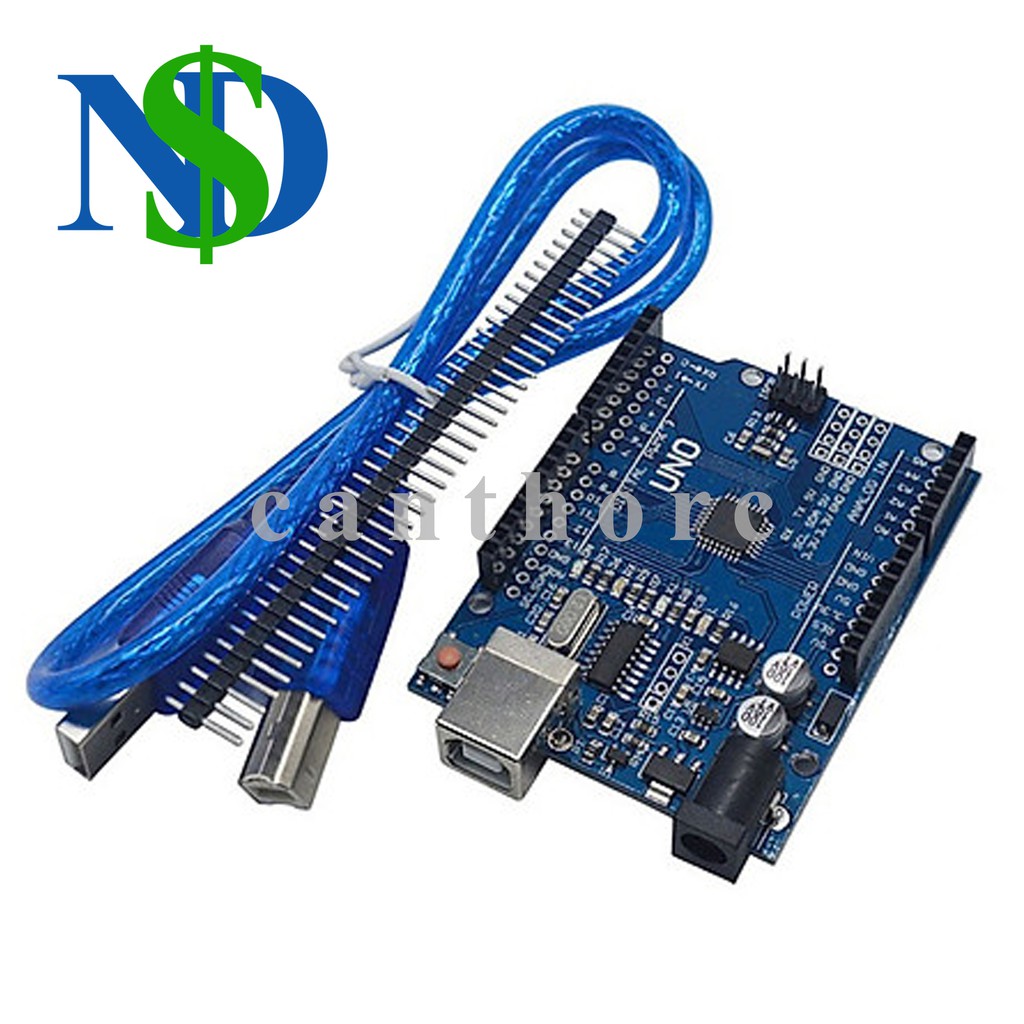 Mạch Arduino UNO R3 SMD chip dán (kèm cáp) - Lập trình IOT