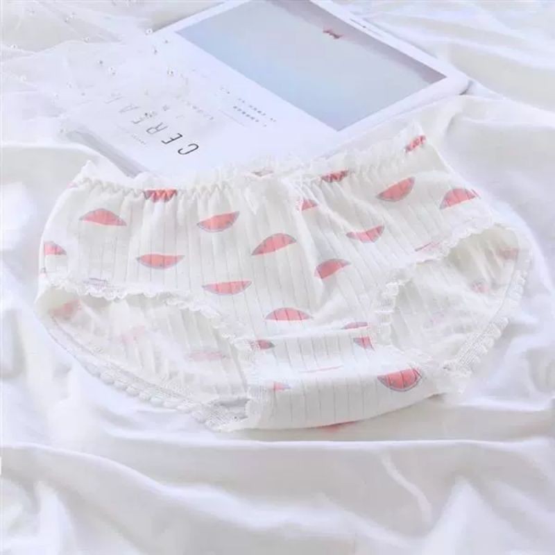 [CHE TÊN 100%] Quần Lót Nữ Cute 05 Quần Chíp Dưa Hấu Nơ Chất Cotton Quảng Châu Cao Cấp Sexy Xịn Đẹp Lamodu Shop | BigBuy360 - bigbuy360.vn