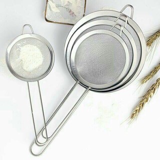 Rây lọc inox lọc chanh, cua, cháo, bột, lược dừa...Loại 1 dày đủ các size