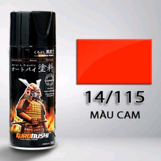 sơn samurai màu cam 14 / 115