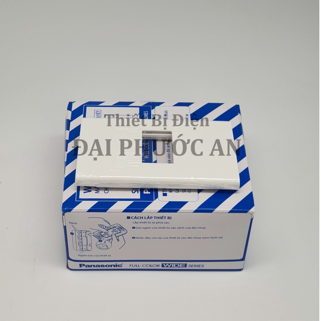 Mặt 1 Thiết Bị WEV68010SW Panasonic Mặt Công Tắc, Mặt Ổ Cắm Dùng Cho Hạt Công Tắc, Hạt Ổ Cắm Dòng WIDE Panasonic