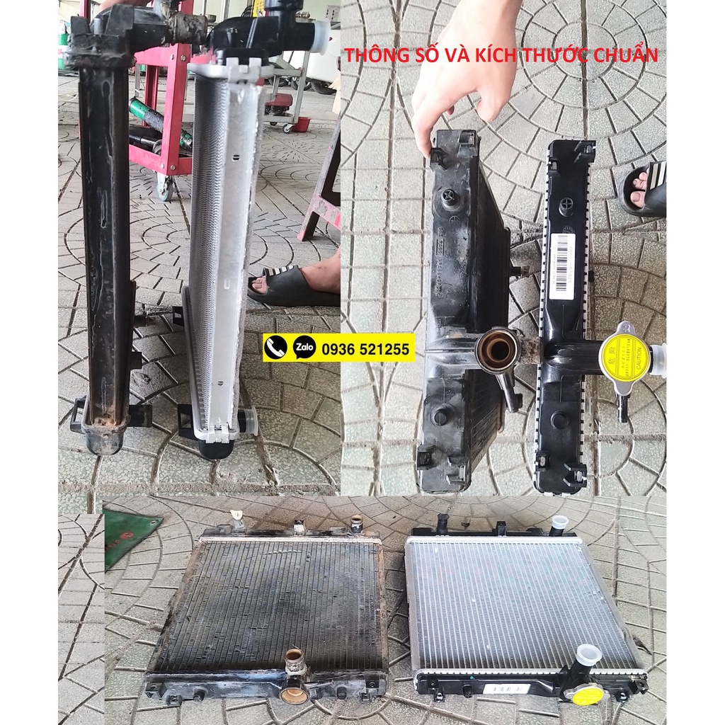 Két nước làm mát Két nước giải nhiệt Suzuki Wagon R+ 2001-2007 Máy F10A Loại tốt dày