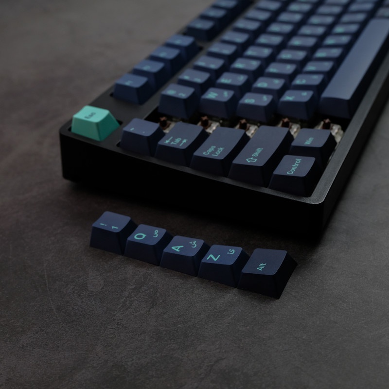 GMK Arabian Sea keycaps, 140 phím keycaps Cherry Profile DYE-SUB Cá nhân hóa GMK Keycaps cho bàn phím cơ