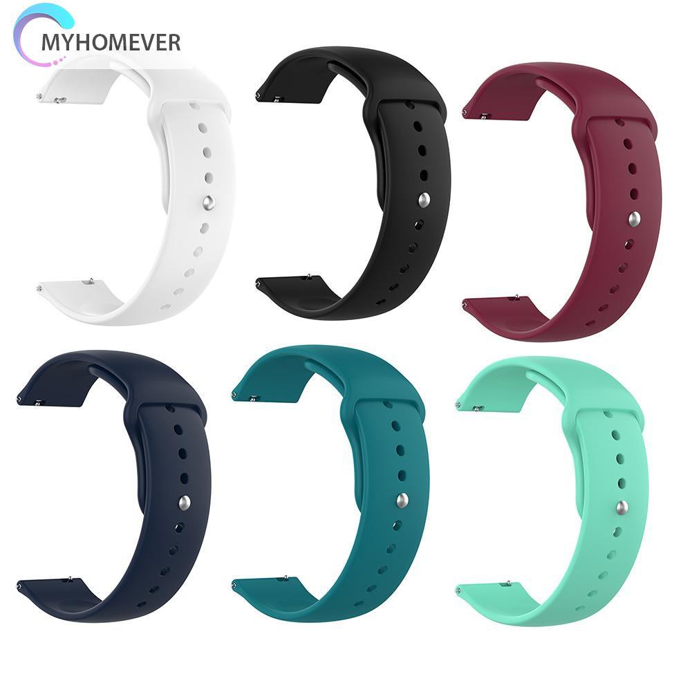 myhomever 18mm Silicone Wrist Strap Watchband Replacement for Huawei Honor B5/S1/FIT