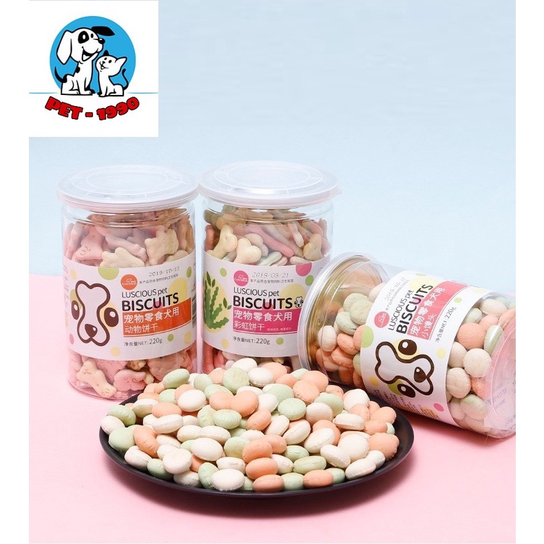 Đồ Ăn Vặt Biscuits Bổ Sung Canxi Cho Chó Mèo - Snack Thưởng Huấn Luyện Chó Mèo