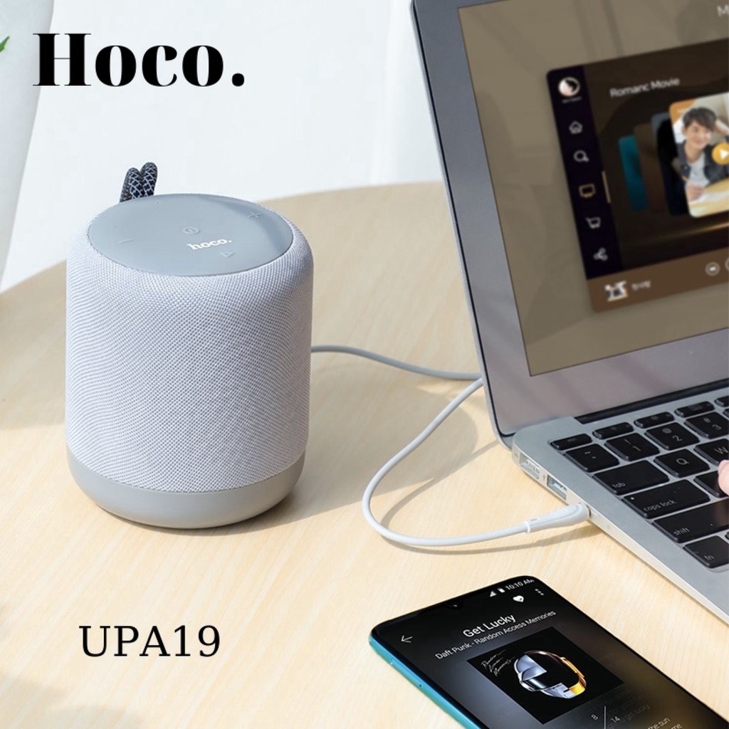 HOCO UPA19 AUX Audio jack 3.5mm to 3.5mm dây bện dù cao cấp dài 2M