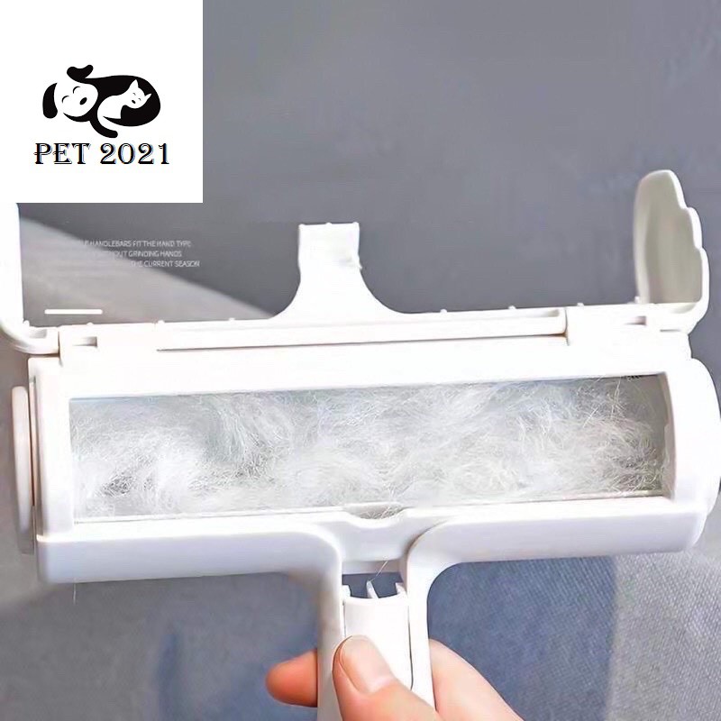 Cây Lăn Lông Dành Cho Chó Mèo-Lăn Tĩnh Điện Hút Lông Thú Cưng Làm Sạch Giường Chăn Đệm Sofa