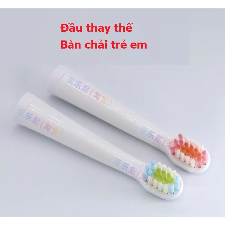 Set 2 đầu bàn chải thay thế Bàn chải điện Fairywill D8 người lớn và Fairywill trẻ em 2001
