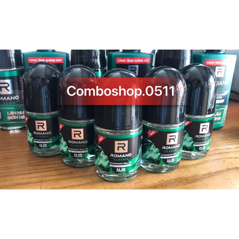Lăn khử mùi Romano khô thoáng vượt trội-hương nam tính