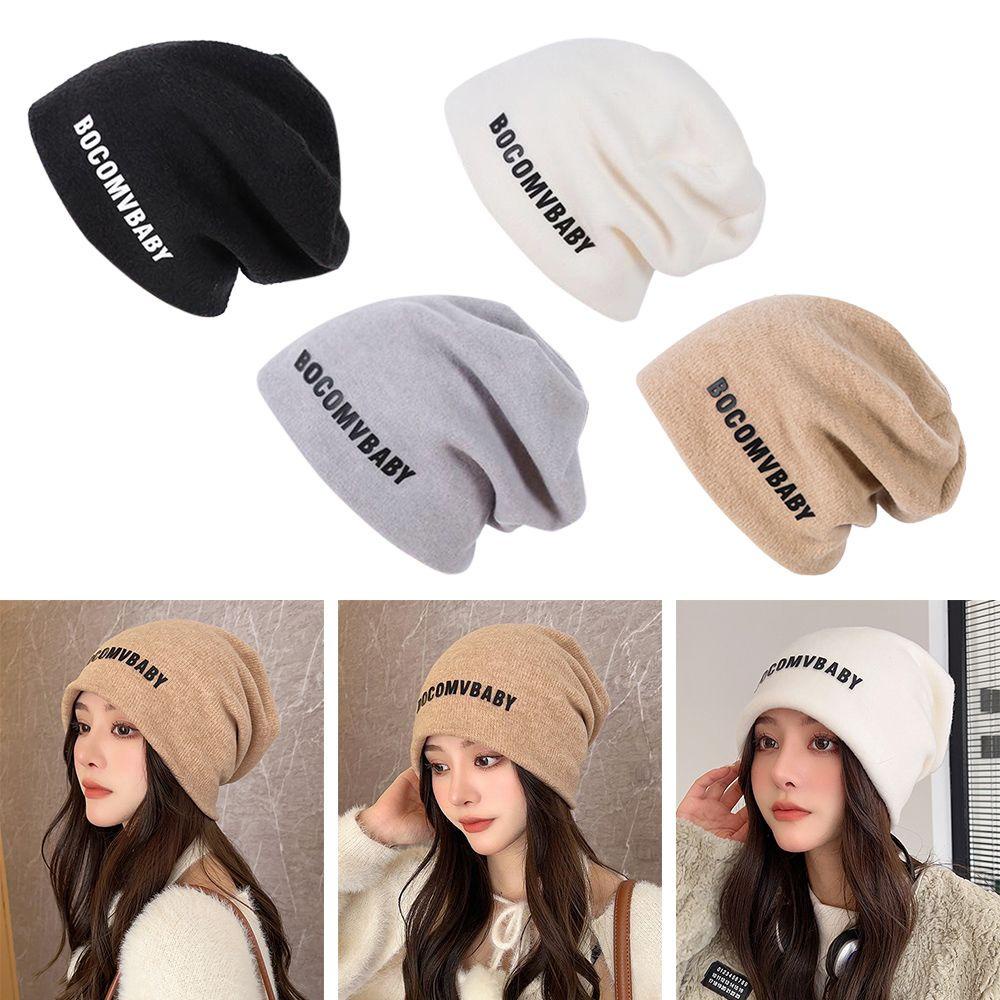 WTTLE Mũ Beanie Dệt Kim 4 Màu Tùy Chọn Cho Nam Và Nữ