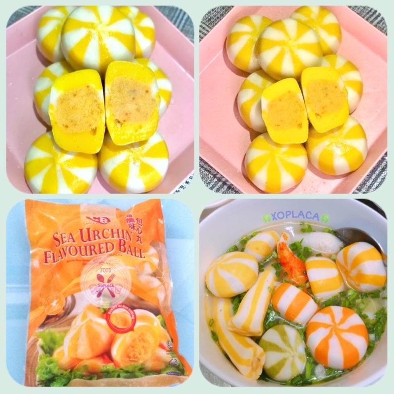 Bánh bao trứng cá nhím Mã Lai