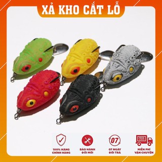 Giá Hủy Diệt - Xả Kho - HD Toad Frog Thái Lan mồi nhái mềm cao su câu lure cá lóc