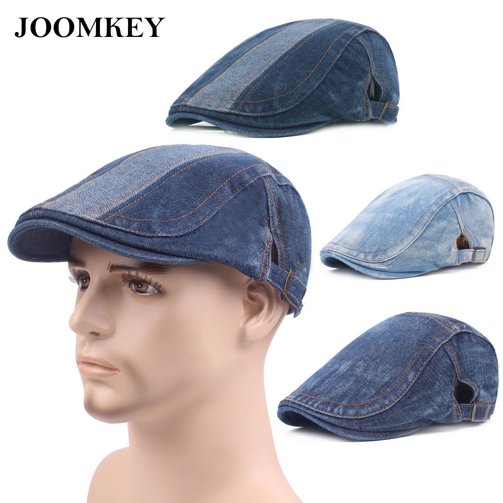 Driving Hat Classic For Unisex Ivy Flat Cap Denim Fashion Casual Latest