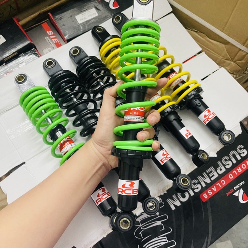 Phuộc RCB gắn xe wave dream sirius taurus cub chaly axelo elegant cafe racer fu max