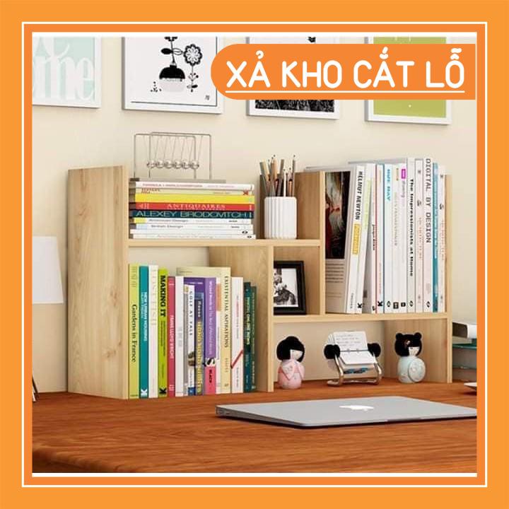 (CÓ ẢNH - VIDEO THẬT) KỆ SÁCH MINI ĐỂ BÀN BẰNG GỖ - ĐẸP - GIÁ RẺ - CHẤT LƯỢNG CAO (MSP: 17049)