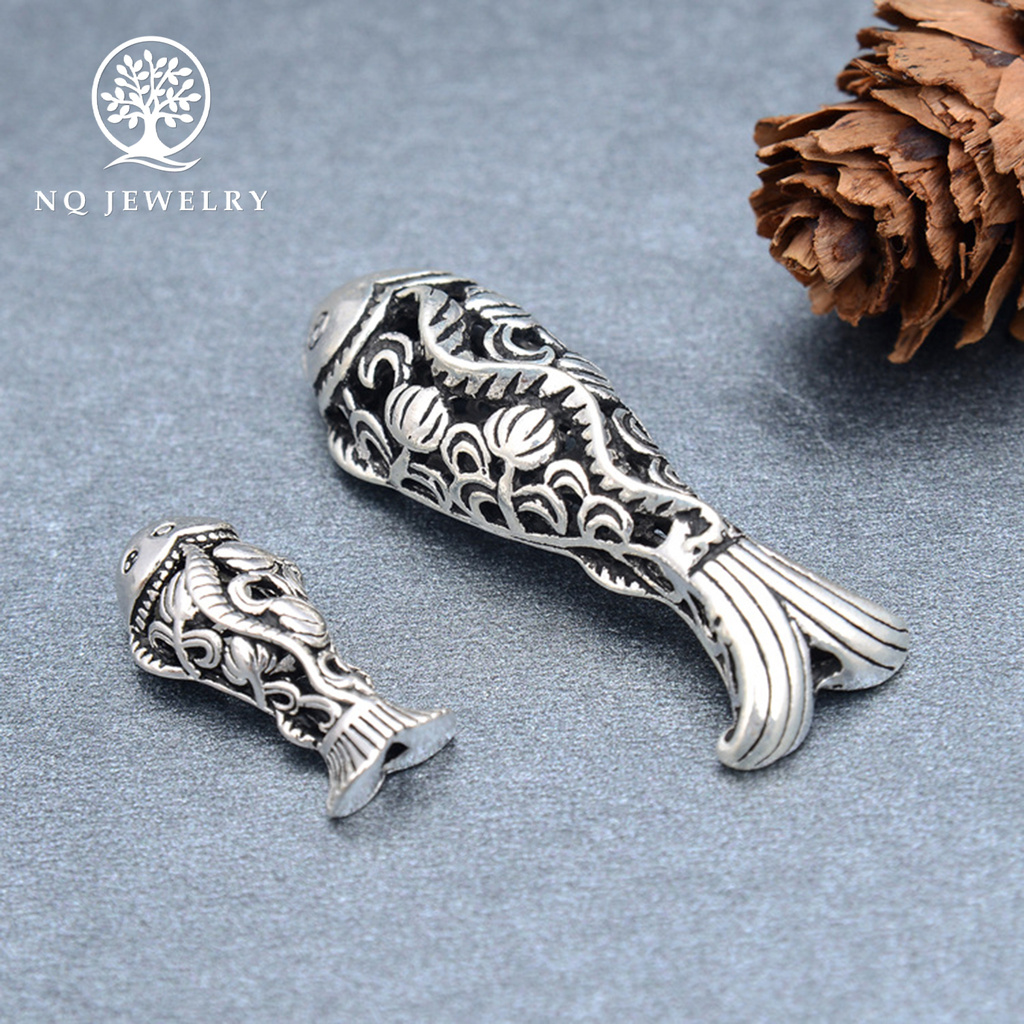 Charm bạc hình con cá - NQ Jewelry