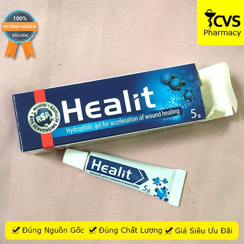 Healit 5g - Gel bôi vết thương hở hỗ trợ giúp đẩy nhanh quá trình lành thương - cvspharmacy