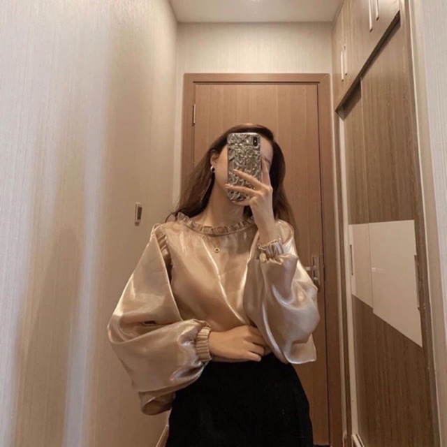 SET ÁO TAY BỒNG VOAN TƠ ORGANZA