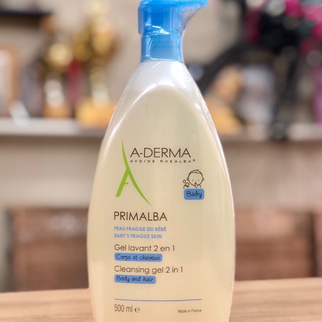 SỮA TẮM GỘI 2IN1 A-DERMA PRIMALBA BABY 500ML