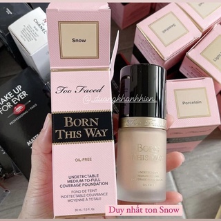 Kem nền Too Faced Born This Way Oil Free tone Snow