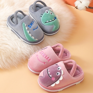 Dép bông đi trong nhà hình khủng long xinh xắn cho bé